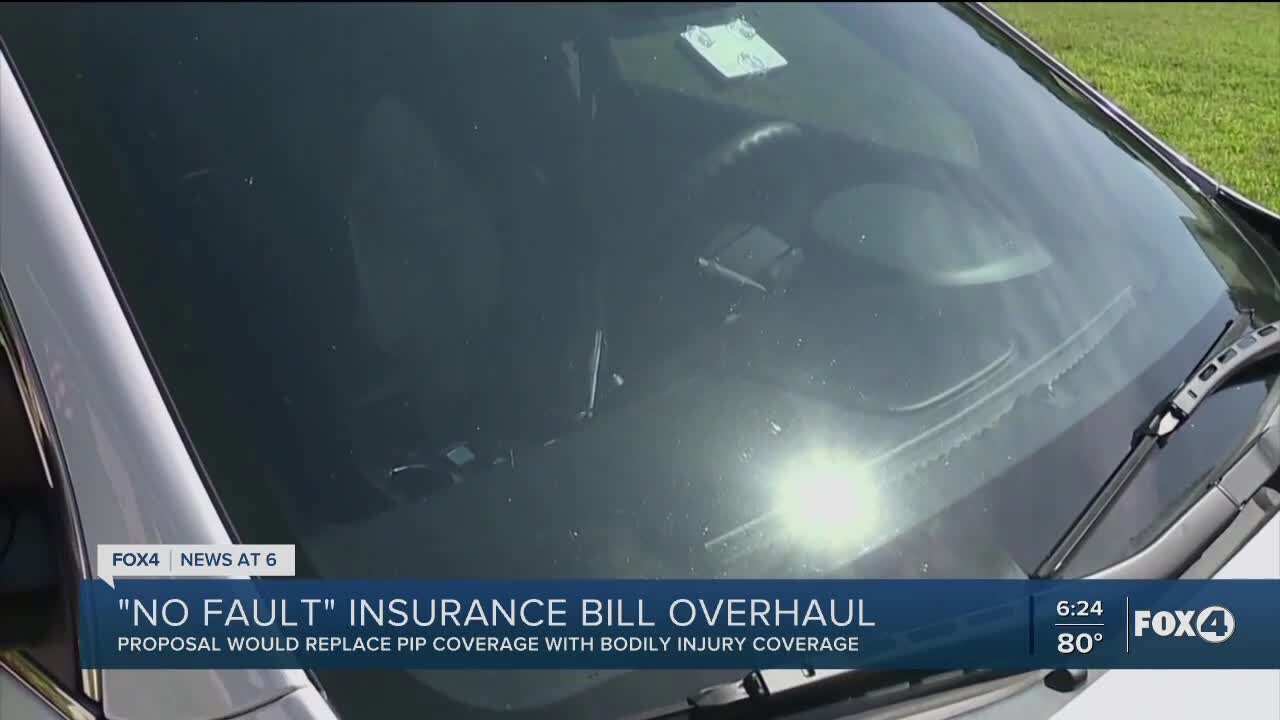 No Fault insurance bill changes proposed