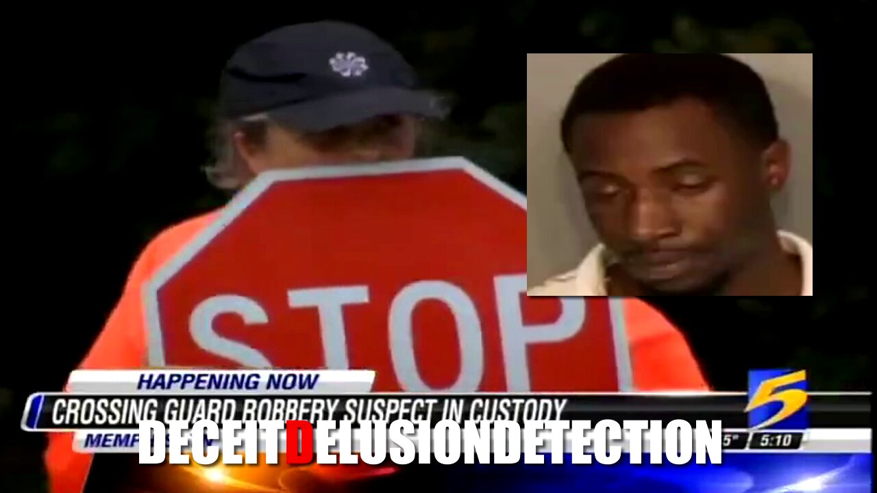 White female crossing guard robbed of false teeth and hearing aid by black suspect