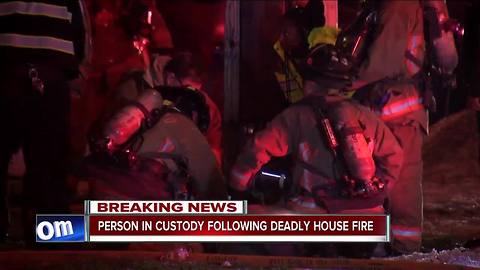 One person arrested, one dead after Buffalo house fire