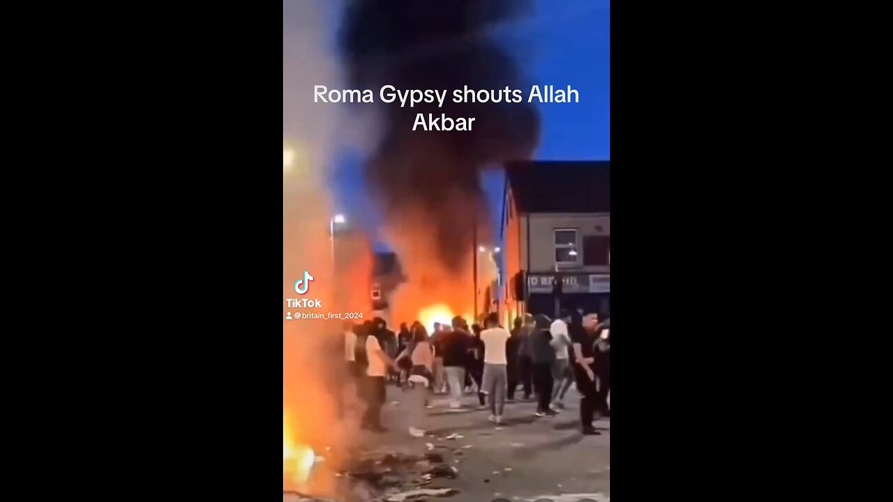 Roma Gypsy shouts Allah Akbar