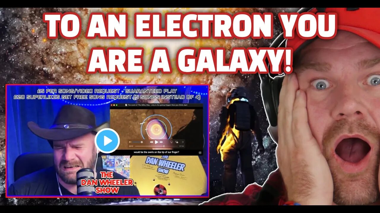 To an Electron YOU ARE A GALAXY! | The Dan Wheeler Show @EpicSpaceman
