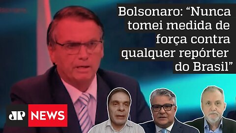 Bolsonaro comenta decisão do TSE que prejudica trabalho jornalístico da Jovem Pan