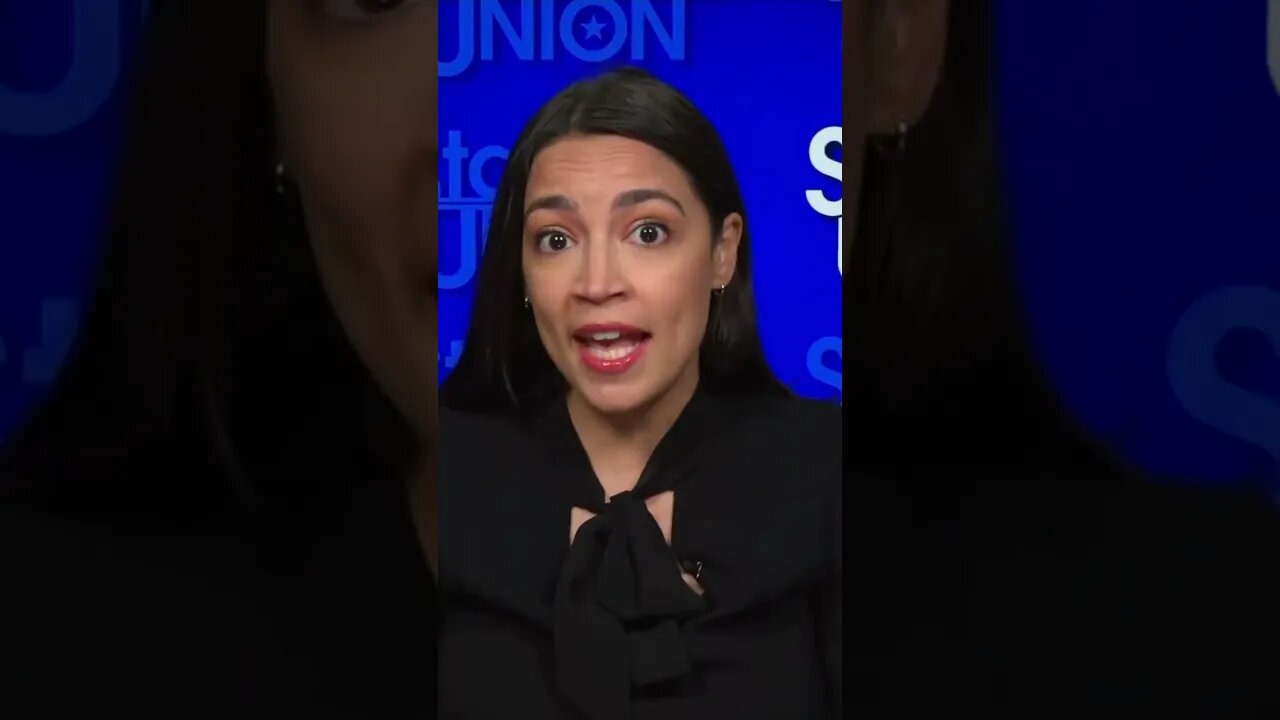 AOC talks bogus for one minute straight