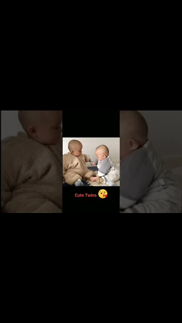 Cute adorable baby child with warm white and pink hat with cute baby girl