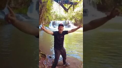 Cascata Colônia Monge em RIOZINHO RS #campingrs #riozinhors #cascatas