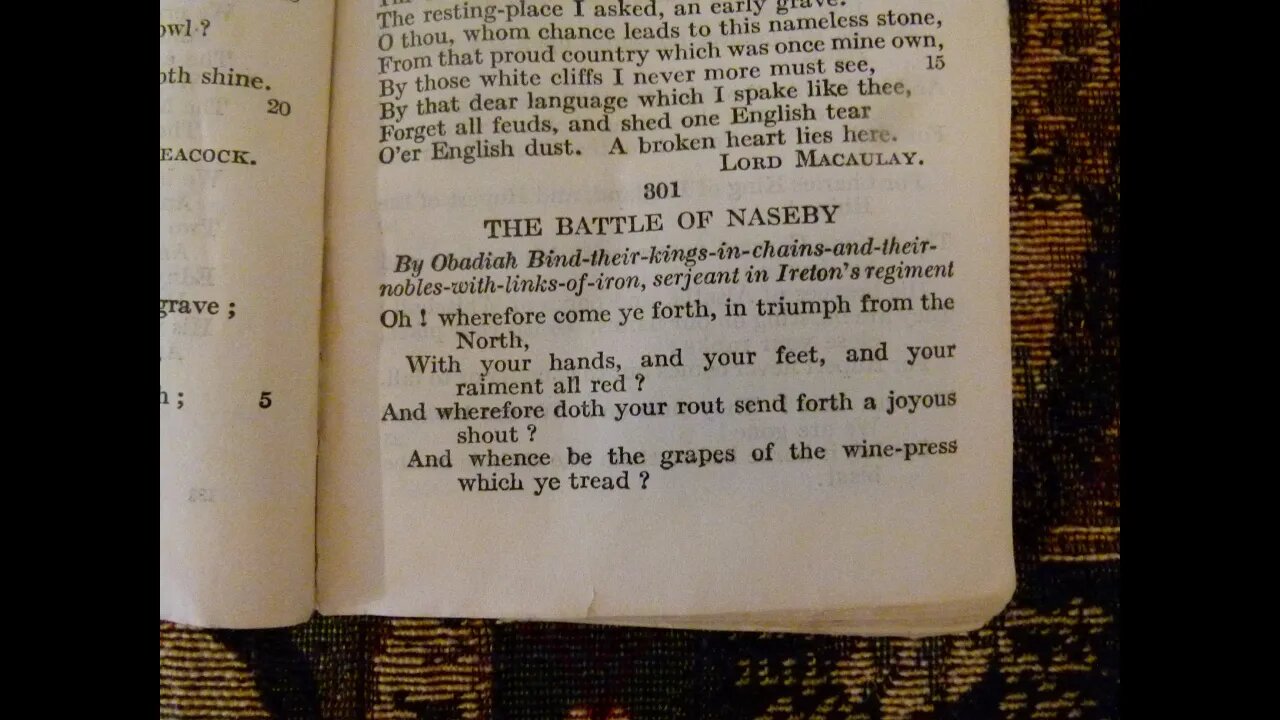 The Battle Of Naseby - Lord Macauley