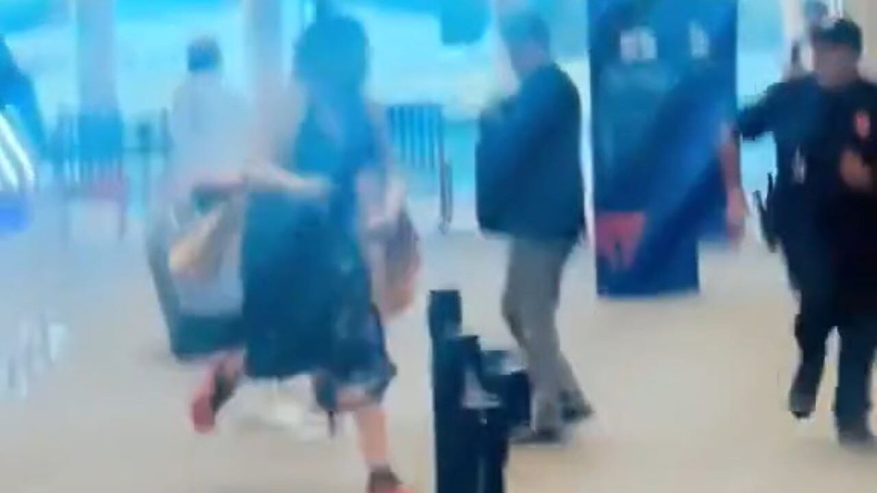 Woman Has A Total, Insane Meltdown At Airport, Cops Chase Her All Over The Place Trying To Catch Her