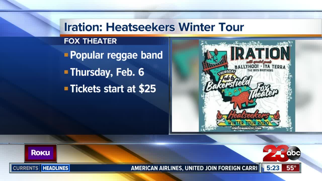 IRATION: Heatseekers Winter Tour making stop at the Fox Theater on February 6