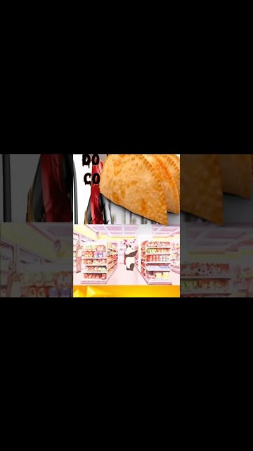 O pastel da loja de conveniência é ótimo ... #shorts