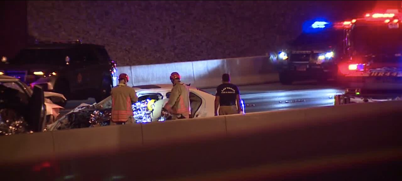 Two killed in wrong way crash on 215 beltway