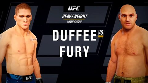 EA Sports UFC 4 Gameplay Tyson Fury vs Todd Duffee