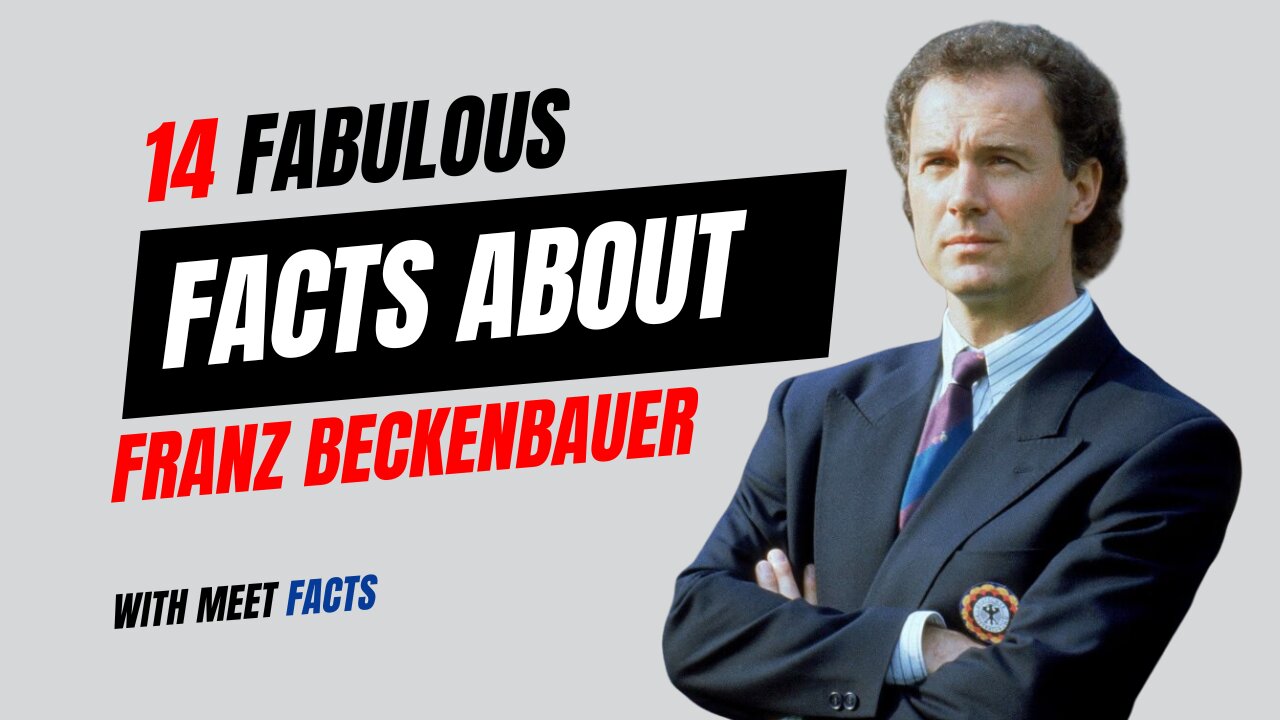 The Legendary Life of Franz Beckenbauer: 14 fabulous facts Franz Beckenbauer