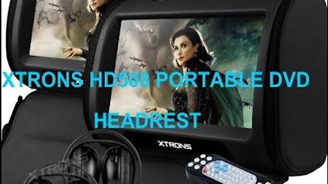 XTRONS HD508 BEST PORTABLE DVD HEADREST