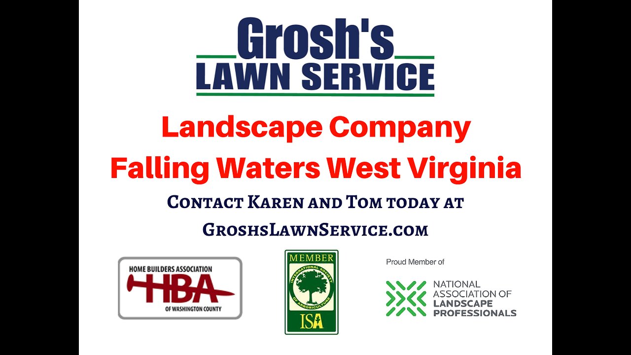 Landscape Falling Waters West Virginia Fall Planting