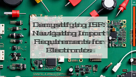 Mastering ISF for Electronics Imports: Navigating Customs Compliance with Ease