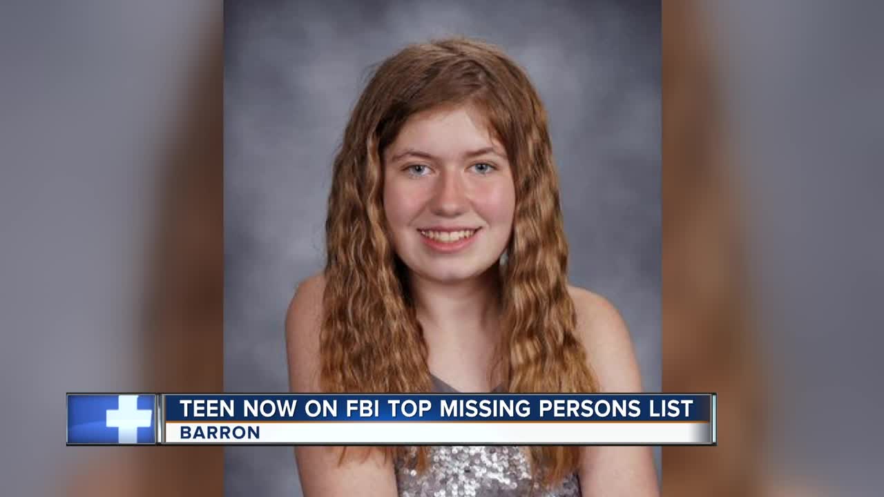 Barron teen now on FBI missing list