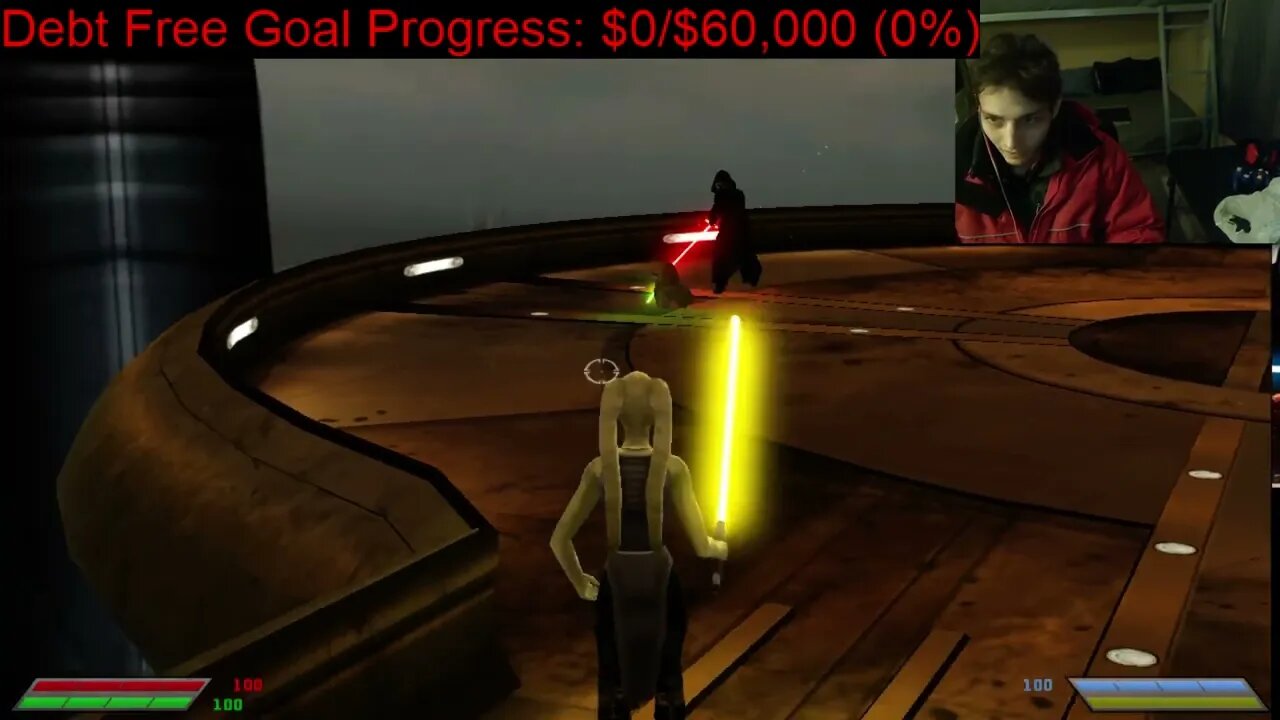 Yaddle Toys With Kylo Ren In A Battle With Live Commentary In Star Wars Jedi Knight Jedi Academy