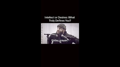 Intellect or desires