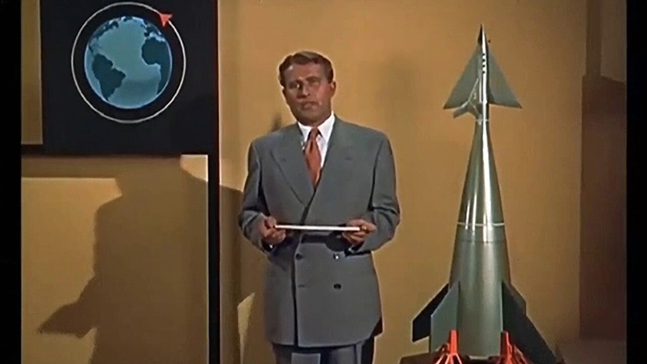 Wernher Von Braun Explains The Possibility To Reach The Moon, Man And The Moon, Dec 28, 1955