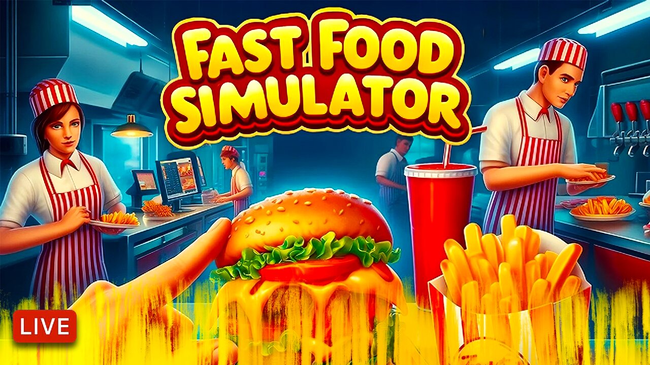 🔴LIVE - I'M WORKING AT MCDONALDS! Fast Food Simulator | #RumbleTakeover #RumblePremium