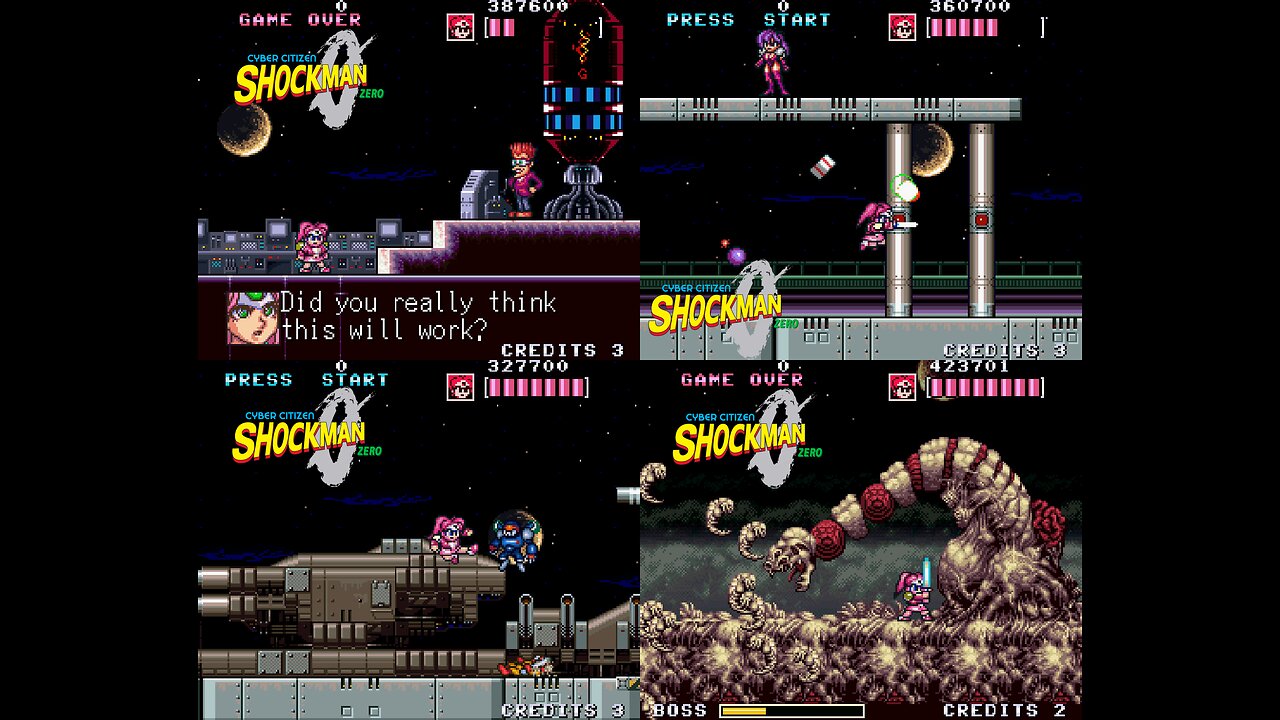 Action Extreme Gaming 2024: Cyber Citizen Shockman Zero (Original Super Nintendo Version) Part 2 - Infiltrating the B.B. Gang's Secret Base in Space + Final Boss Battle! Azuki VS Dr. Shen Kung/jinguji