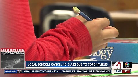 Local schools canceling class due to coronavirus