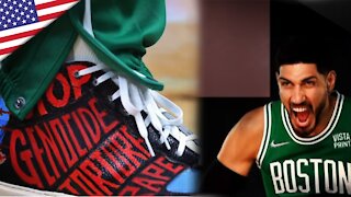 NTD Italia: Enes Kanter, campione NBA, attacca ancora la dittatura cinese. E ora anche la Nike