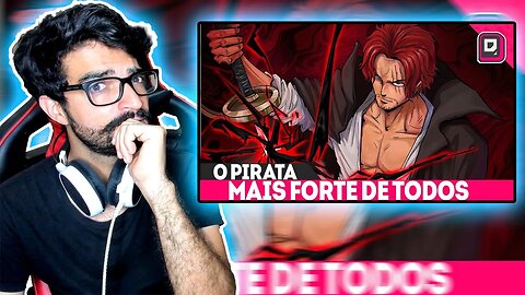YERIK REACT - É POR ISSO QUE SHANKS É O PIRATA MAIS FORTE VIVO - O MISTÉRIO DE SEU HAKI PODEROSO