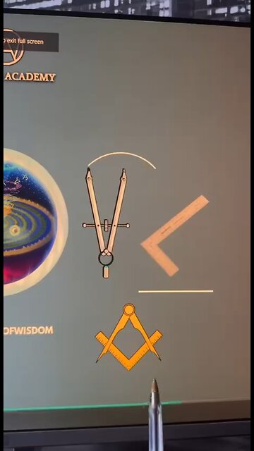 the Masonic compass....