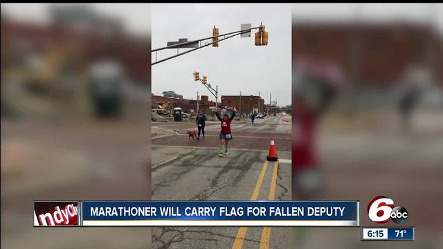 Runner in the mini-marathon will run in memory of Boone County Deputy Jacob Pickett