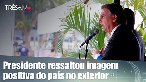 Bolsonaro afirma que Brasil está no rumo certo apesar de momento difícil