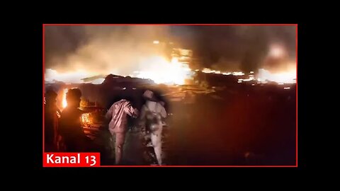 Russian Il-76 plane carrying weapons and cargo shot down in Sudan - Video footage from the area