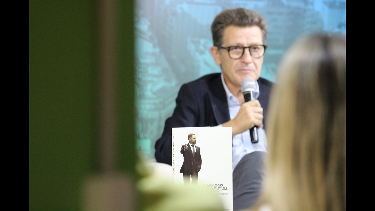 Presentación del libro "Liderazgo Abascal" en Barcelona