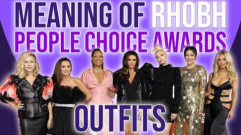 What #rhobh #peoplechoiceawards outfits MEAN!