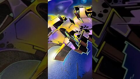 OUTSTANDING GRAFFITI PIECE WITH MARKERS🔥 #shorts #graffiti #graffitiart