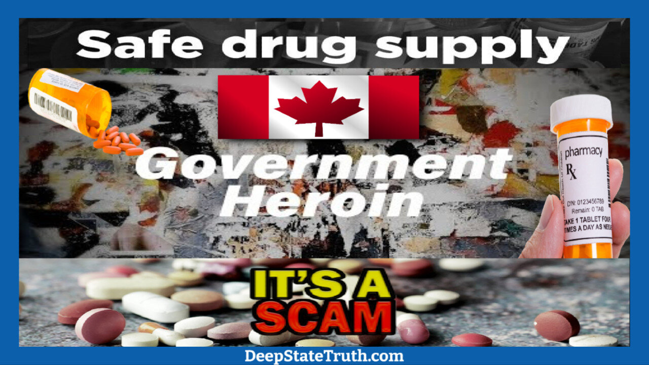 🎬💊 "Government Heroin" 🍁 Are Canada's Govt Funded Safe Supply Drugs Actually Safe or is it a Scam?