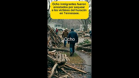 Ocho inmigrantes indocumentados víctimas del huracán en el este de Tennessee. Fueron sorprendid