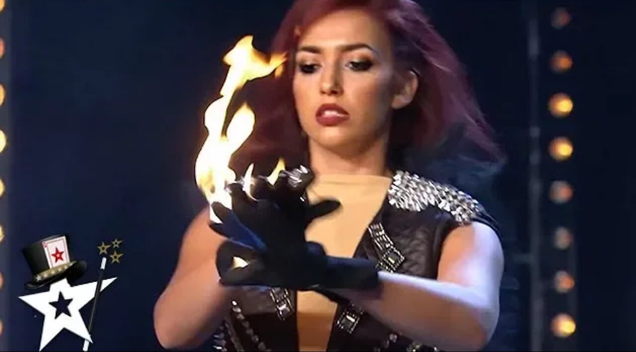 Quick Change Act Is On Fire on Spain's Got TalentMagicians Got Talent