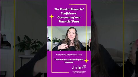 Why are your financial fears coming out?