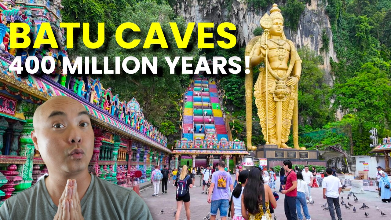 FIRST TIME to 400 Million Years Old Batu Caves in Malaysia!🇲🇾