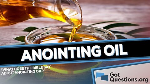 The Anointing Oil Prayer For The Day Of Atonement (Anoint Yourself With Olive Oil)