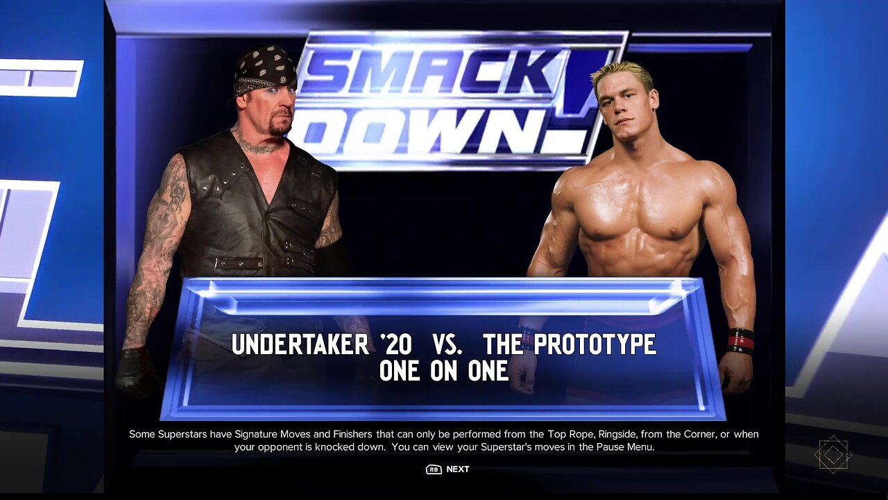 WWE 2k24 Undertaker vs The Prototype John Cena