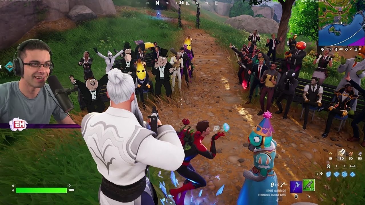 Nick Eh 30 Hosted A WEDDING In Fortnite..