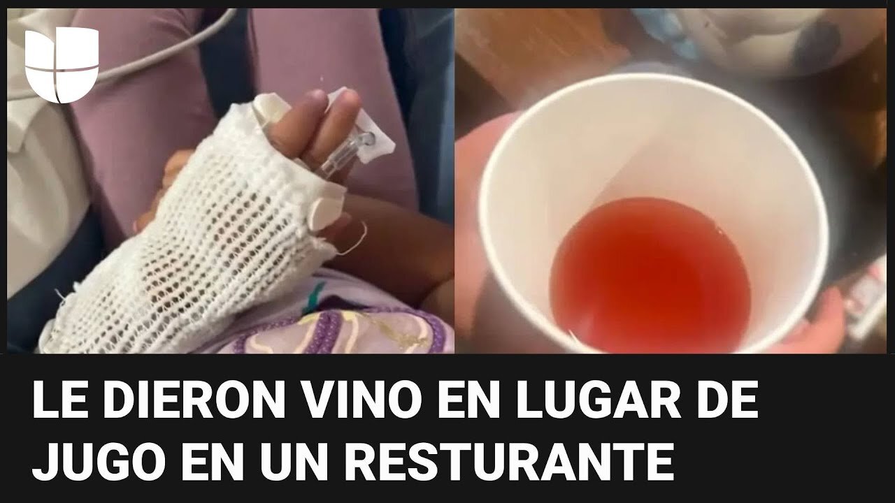 "Estemos más alerta": madre de niña intoxicada tras consumir alcohol en lugar de jugo en restaurante