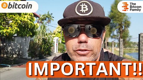 MOST IMPORTANT BITCOIN LESSON THAT WILL HELP YOU TREMENDOUSLY!!!