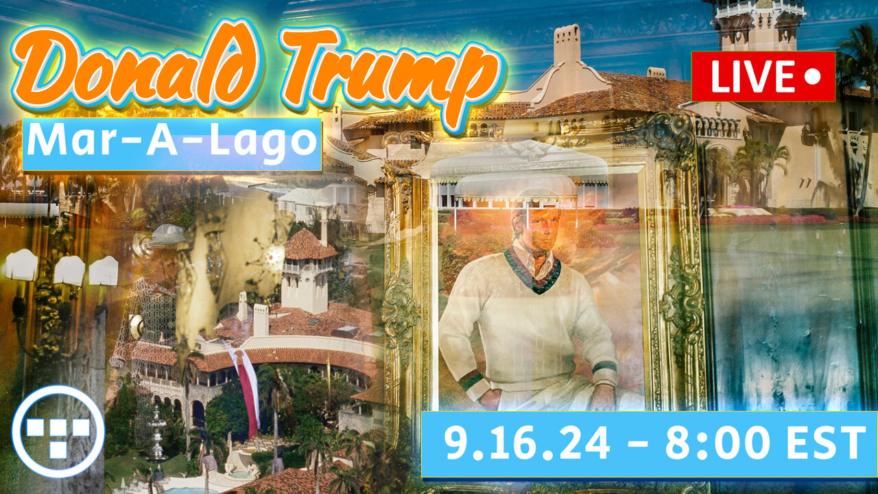 🚨Donald Trump Live from Mar-A-Lago X Spaces - 8:00 EST🚨