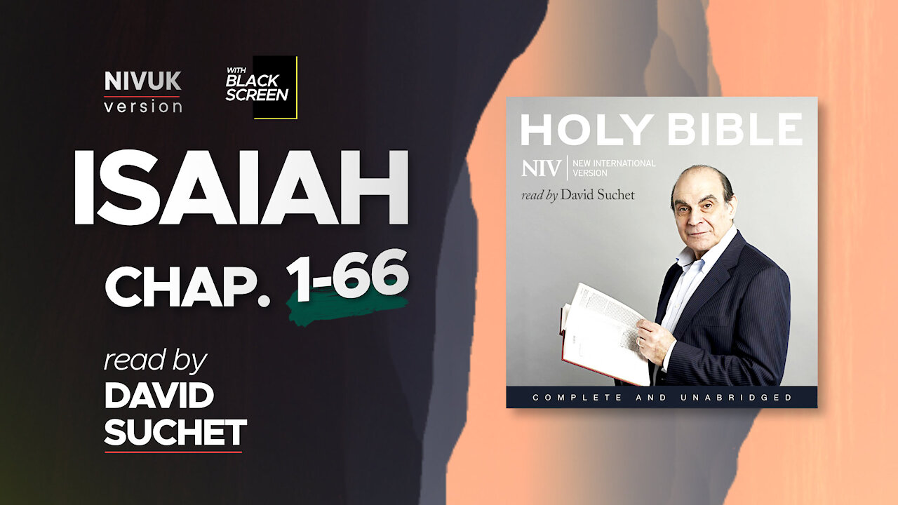 Sleep with God's Word: Read by Sir David Suchet | Isiah with Black Screen Edition