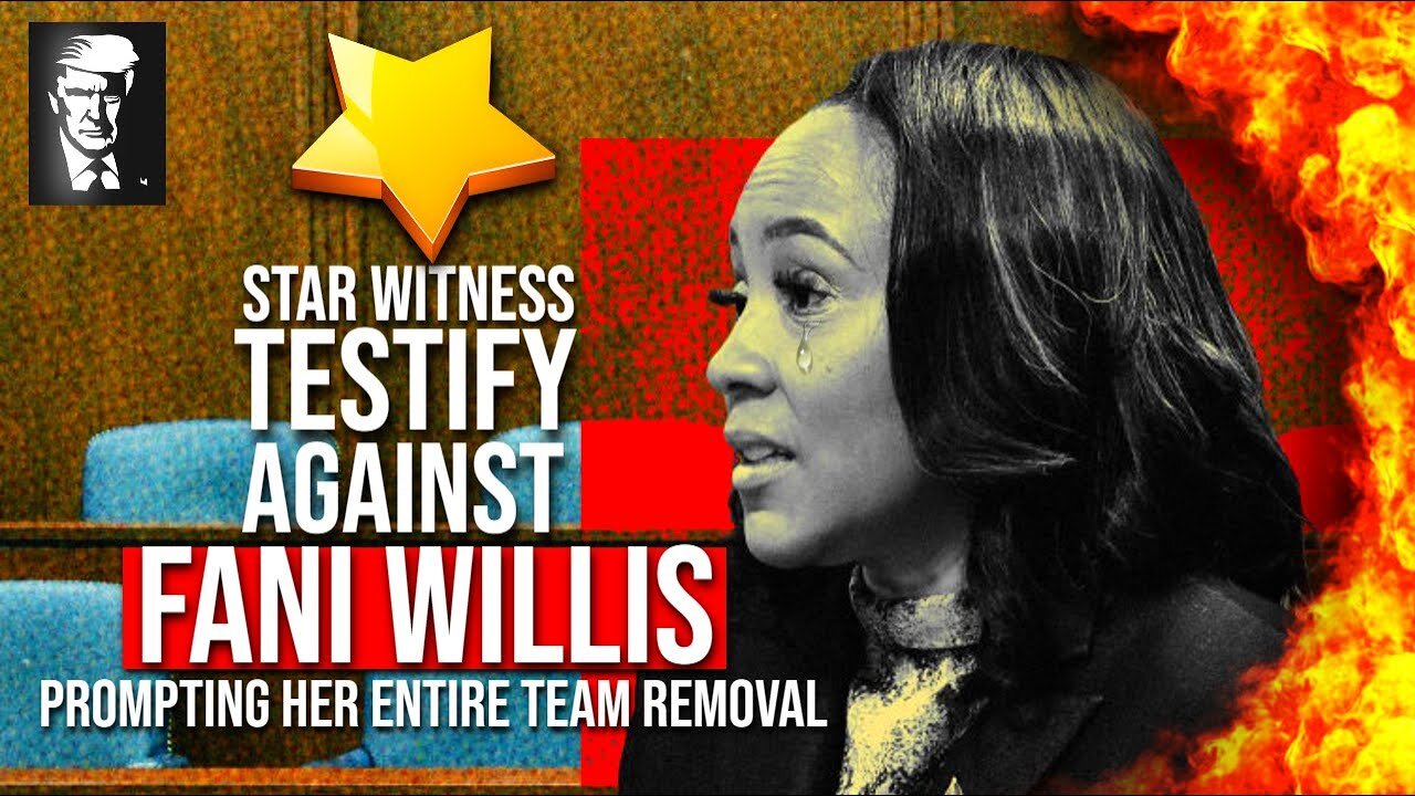 BREAKING🔥 Fani Willis DISQUALIFICATION Saga - STAR Witness Testify against FANI leading to REMOVAL🚨