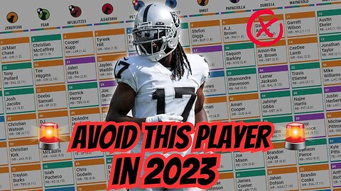 Avoid Davante Adams in Fantasy Football 2023