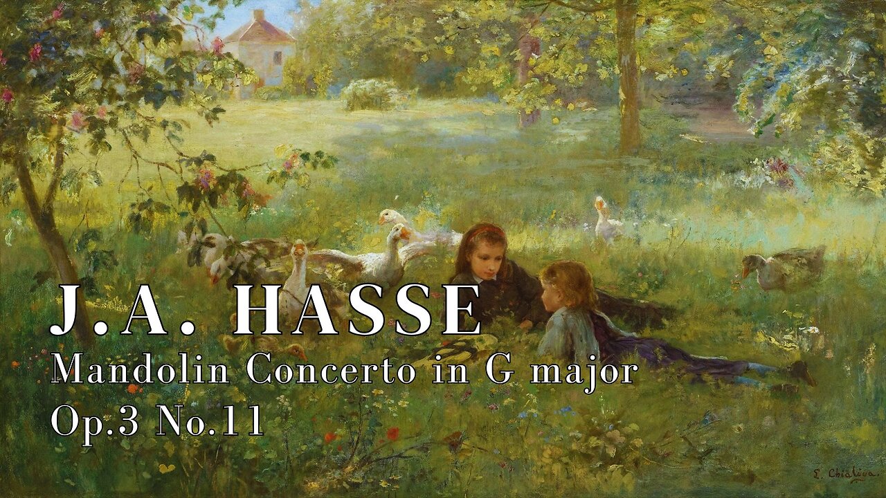 J.A. Hasse: Mandolin Concerto in G major [Op.3 No.11]